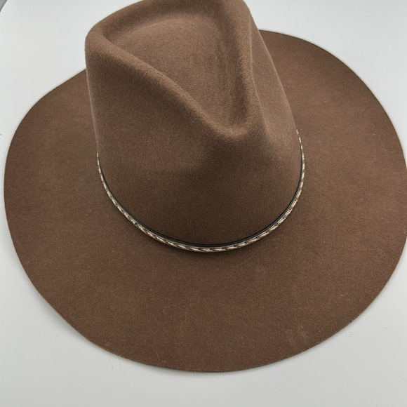 Renegade Brown Wool Cowboy Hat SzM